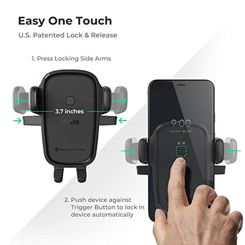 iOttie Car Charger Easy One Touch Wireless 2 Qi Charging - Product Imagery