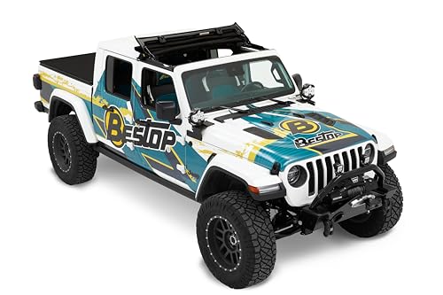 Bestop Sunrider for Hardtop Black Twill 5245417 for Jeep JL & JT - Product Imagery