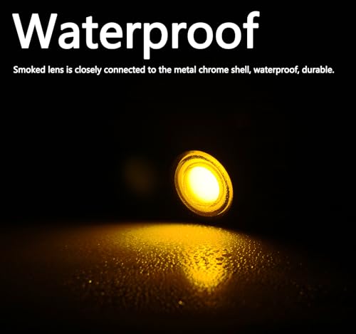 Motorcycle Front LED Turn Signals Universal Bullet Running - Product Imagery