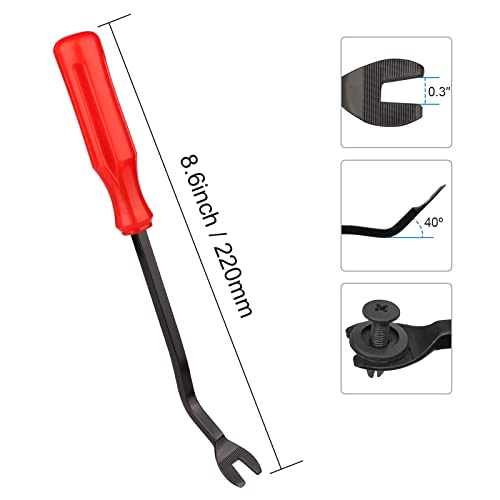 QIIYCCE 120PCS Car Clips & Plastic Rivets - 6 Popular Sizes, - Product Imagery