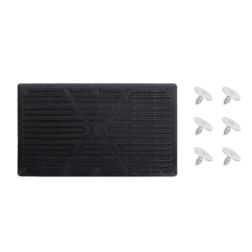 9.06 x 5.91 Inch PVC Floor Mat Repair Patch, Black - Product Imagery