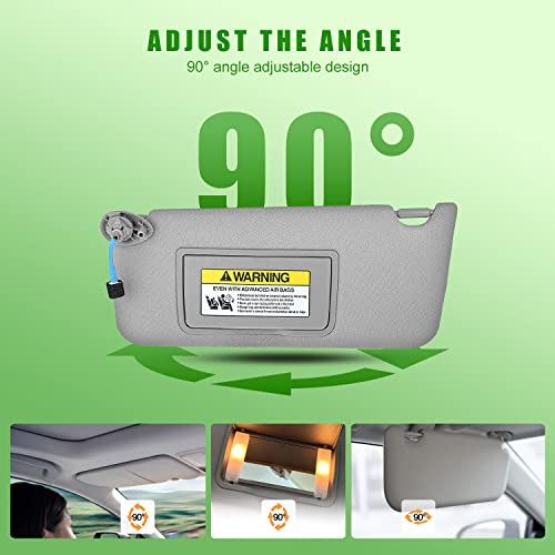 Left Driver Side Sun Visor for Honda Accord 2008-2017 for - Product Imagery