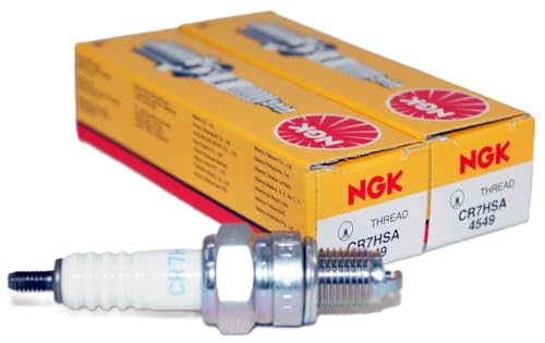 NGK 4549 Standard Nickel Spark Plugs CR7HSA Threaded Terminal, - Product Imagery