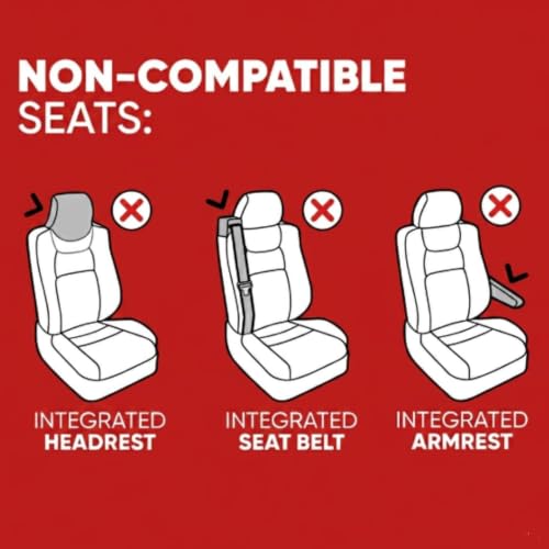 Motor Trend Honeycomb Polyester Seat Covers – Semi Universal Fit - Product Imagery