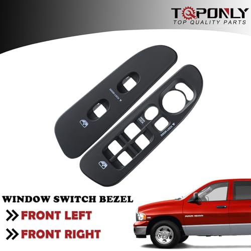 TQPONLY Door Window Switch Bezel,Front Driver and Passenger Side - Product Imagery