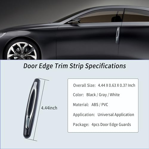 4PCS Car Door Edge Guards,Anti-Scratch Car Door Protector Trim - Product Imagery