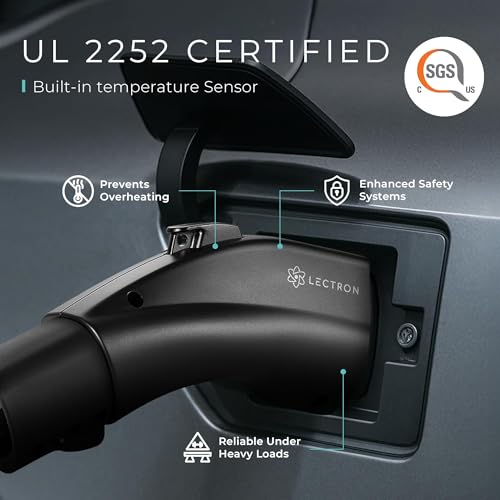 Lectron NACS to J1772 EV Charging Adapter - Compatible with - Product Imagery