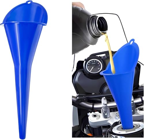 Long-Neck Oil Funnel for Automotive – Multi-Function Plastic - Product Imagery