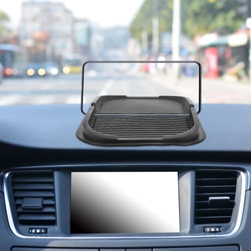 Car Dashboard Phone Tray, Anti-Slip Silicone Pad Phone Holder - Product Imagery