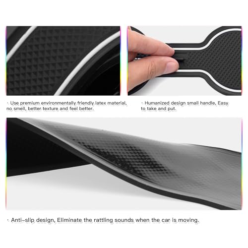 SKTU Door Slot Mat for 2024 2025 2026 Hyundai Santa Fe Door - Product Imagery