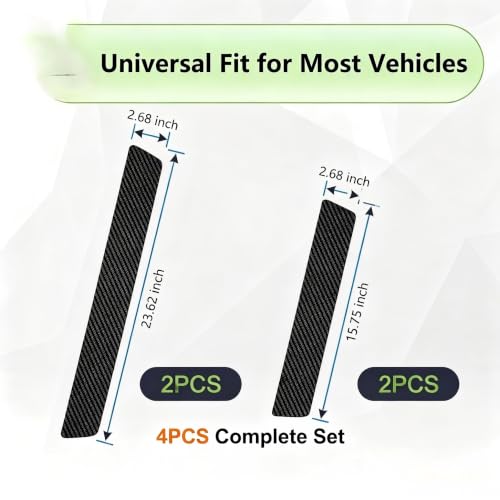 Door Sill Protectors for Mazda CX-30 2026 2025-2020 4 Pcs - Product Imagery