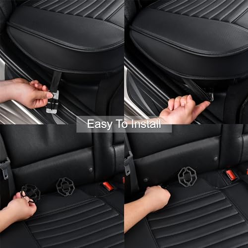 Back Seat Covers, Rear Seat Cushions, Auto Bench Protector with - Product Imagery