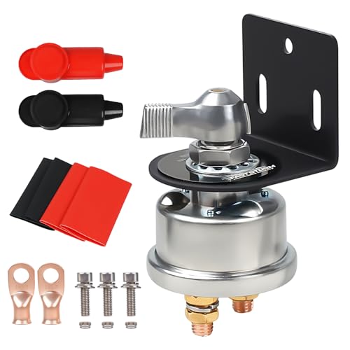 200A High Current Master Battery Disconnect Switch,12-48V - Product Imagery
