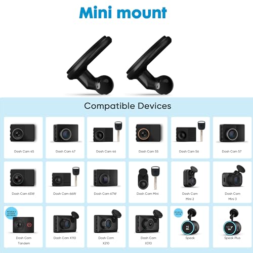 2Pack Low Profile Adhesive Mount for Garmin Dashcam,for Garmin - Product Imagery