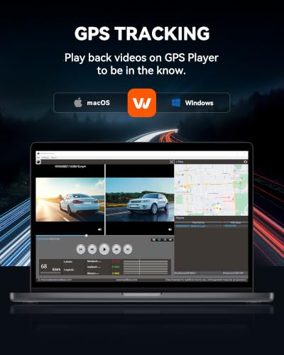 WOLFBOX G930 10'' 4K Rear View Mirror Camera with 64GB - Product Imagery