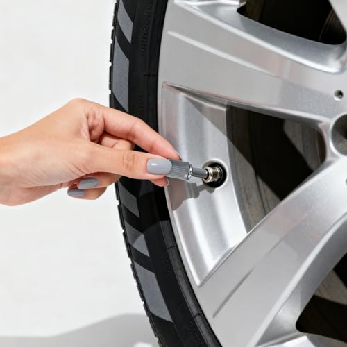 Outus 20 Pcs Tire Valve Stem Caps Car Tire Caps Plastic - Product Imagery