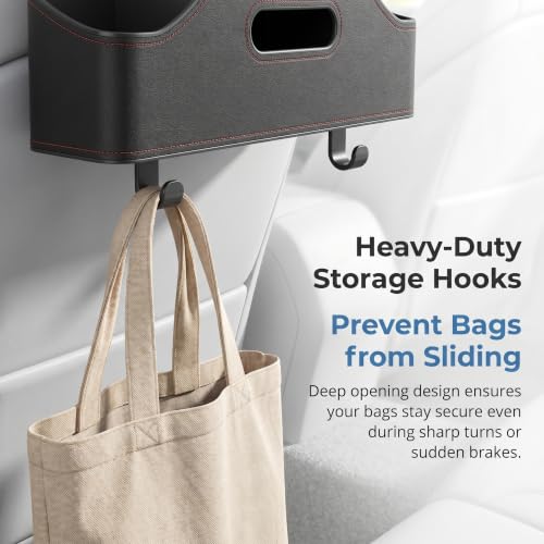 1 PC Car Seat Back Organizer, Multi-Function Tissue Storage Box - Product Imagery