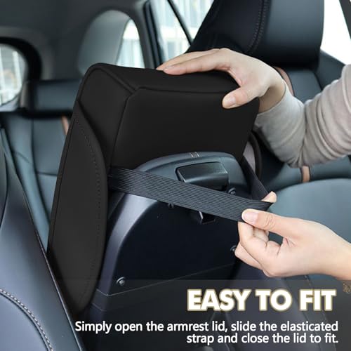Hovom Car Center Console Cover, 4 in 1 Memory Foam Armrest Pillow - Product Imagery
