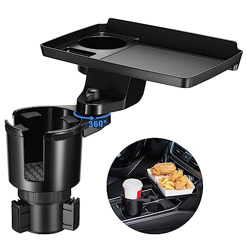 This Hill Car Cup Holder Tray 2-in-1 Detachable Car Food Table - Product Imagery