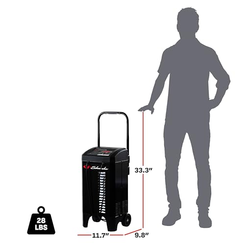 Schumacher Electric Wheeled 6A Car Battery Charger & Maintainer - Product Imagery