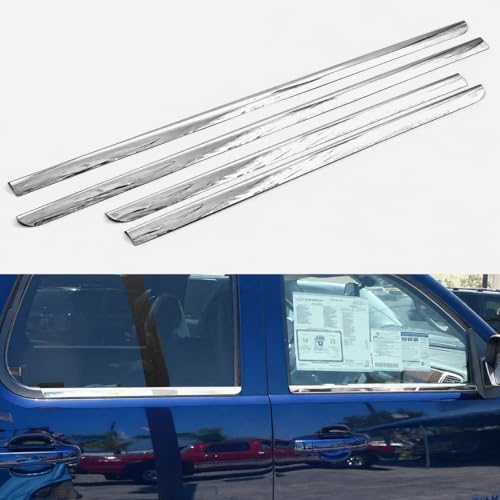 Sizver Polished Stainless Steel Window Sills Trims For 2007-2013 - Product Imagery