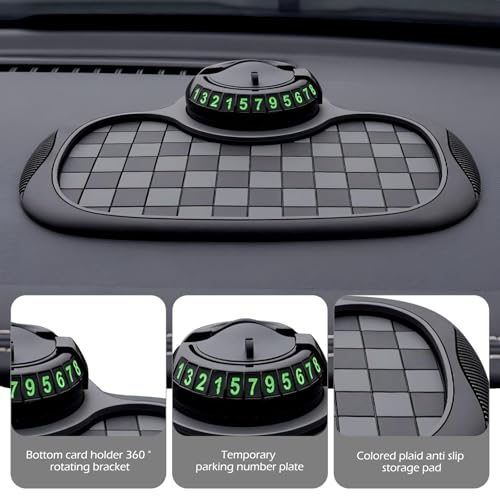SLIMI 1 PC Multifunction Car Anti-slip Mat, Car Dashboard Phone - Product Imagery