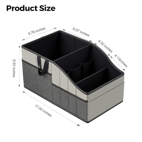 WHHMK Sturdy Leather Car Storage Support Up to 33 LB of Weight, - Product Imagery