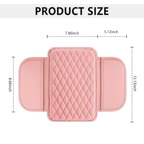 Stacool Upgraded Car Center Console Cover,Microfiber Leather Car - Product Imagery