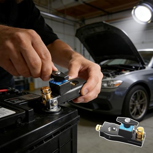 Heavy Duty Battery Disconnect Switch - 12V-48V Master Kill - Product Imagery