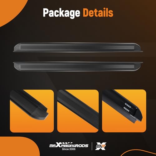 Aluminum Running Boards for Honda Pilot 2023 2024 2025, 600LBS - Product Imagery