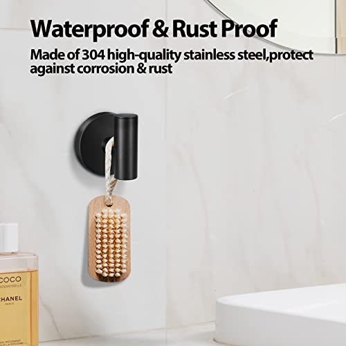 Kruodop Towel Hooks for Bathroom,2 Packs Wall Mount Towel - Product Imagery