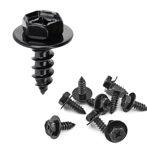 10PCS Car Fender Liner Screw Bolt, Bumper Screws, Bumper Cover - Product Imagery