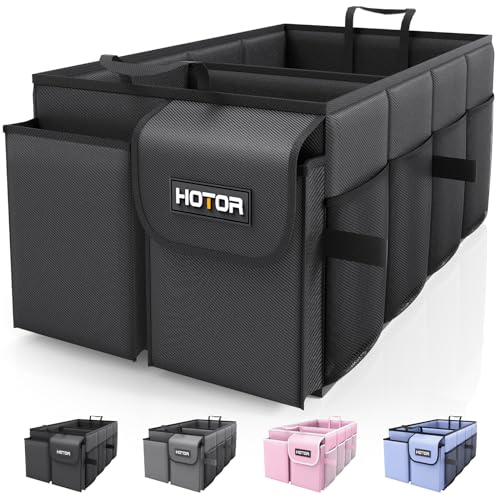 HOTOR Trunk Organizer - Foldable Car Organizer for SUVs & Sedans - Product Imagery