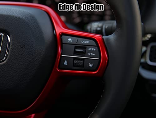 CKE for Honda Civic CR-V HR-V Accord Center Console Cover -Red - Product Imagery