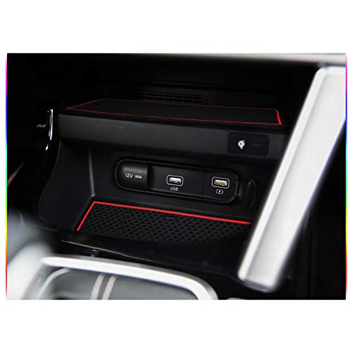 SKTU for 2021 2022 2023 2024 2025 2026 Kia Seltos Door Slot Mat - Product Imagery