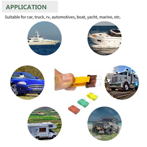 Car Fuses Assortment Kit 306PCS Auto Blade Fuse Replacement for - Product Imagery