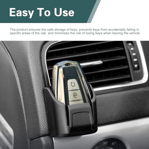 2 PCS Car Key Fob Holder, Car Garage Key Card Holder for - Product Imagery