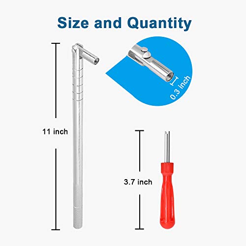 Riseuvo Tire Valve Stem Puller and Installer Tool Kit for Cars, - Product Imagery