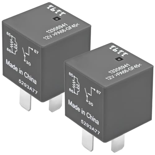 Relay 13306941 (Pack of 2) - 12VDC 30A 4-Pin Multi-Purpose Relay - Product Imagery