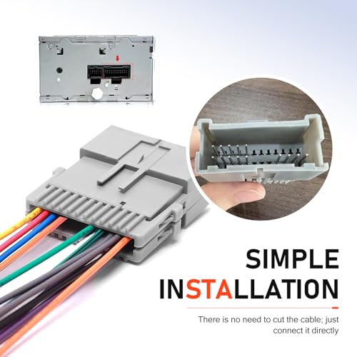 WZP Car Audio Wiring Harness, Radio Adapter Wiring Harness Kit - Product Imagery