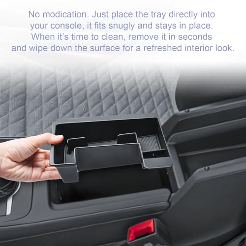 RUNROAD Center Console Organizer Tray for 2025 2026 VW Tiguan - Product Imagery