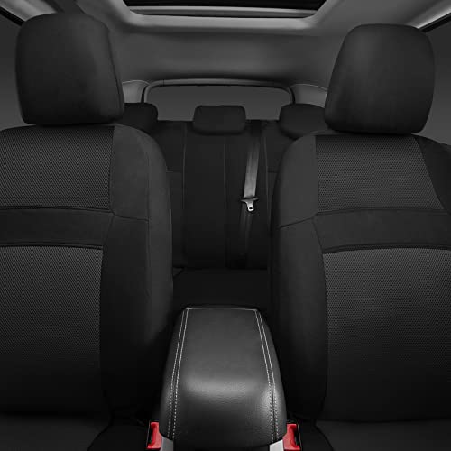 CAR PASS 3D Air Mesh Car Seat Covers Full Sets w/5mm Sponge, - Product Imagery