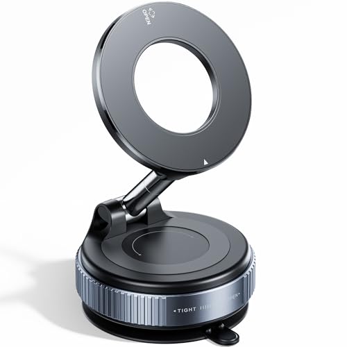 REOKILY 2026 Upgraded Vacuum Magnetic Car Phone Holder 360° - Product Imagery