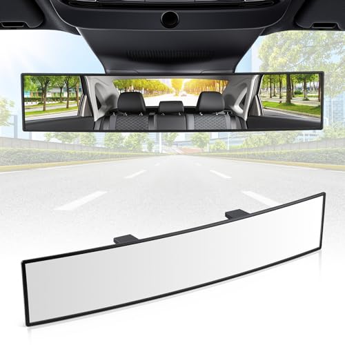 SINGARO Panoramic Car Rear View Mirrors, Universal Convex - Product Imagery