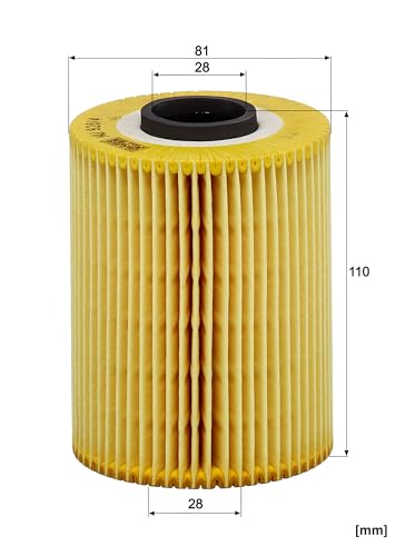 Mann Filter HU 926/4 x Cartridge Oil Filter Replacement with Oil - Product Imagery