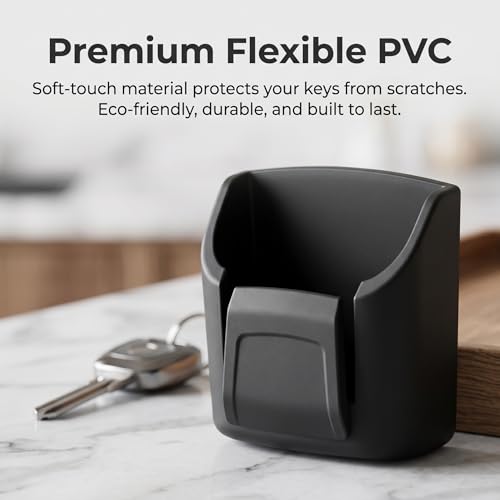 Car Key Fob Holder, Multifunctional Dashboard Storage Box with - Product Imagery