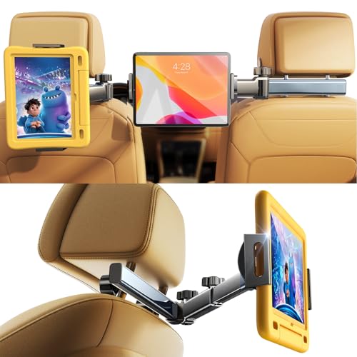 LISEN iPad Holder for Car Tablet Mount, Road Trip Essentials - Product Imagery