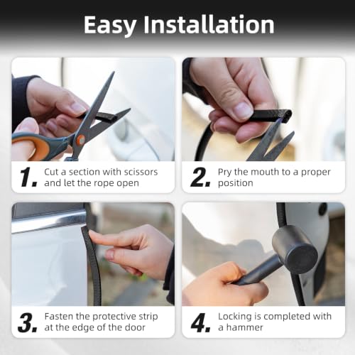 SINGARO 49Ft (15M) Car Door Edge Guard, No Glue Car Door Entry - Product Imagery