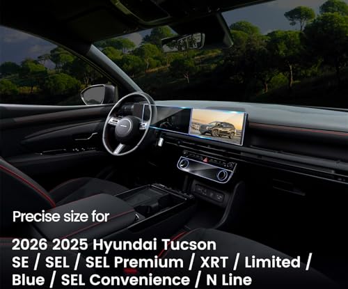 GFJNFG Tucson Screen Protector for (3Pcs) 2026 2025 Hyundai - Product Imagery