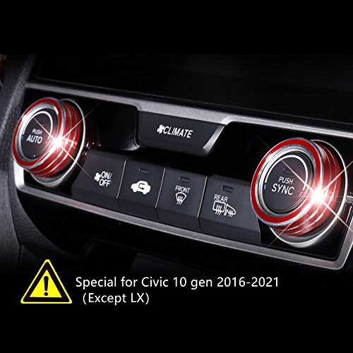 5 PCS for Honda Civic 2016 2017 2018 2019 2020 2021 Climate - Product Imagery